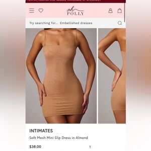 Oh Polly mini slip dress - sz 4